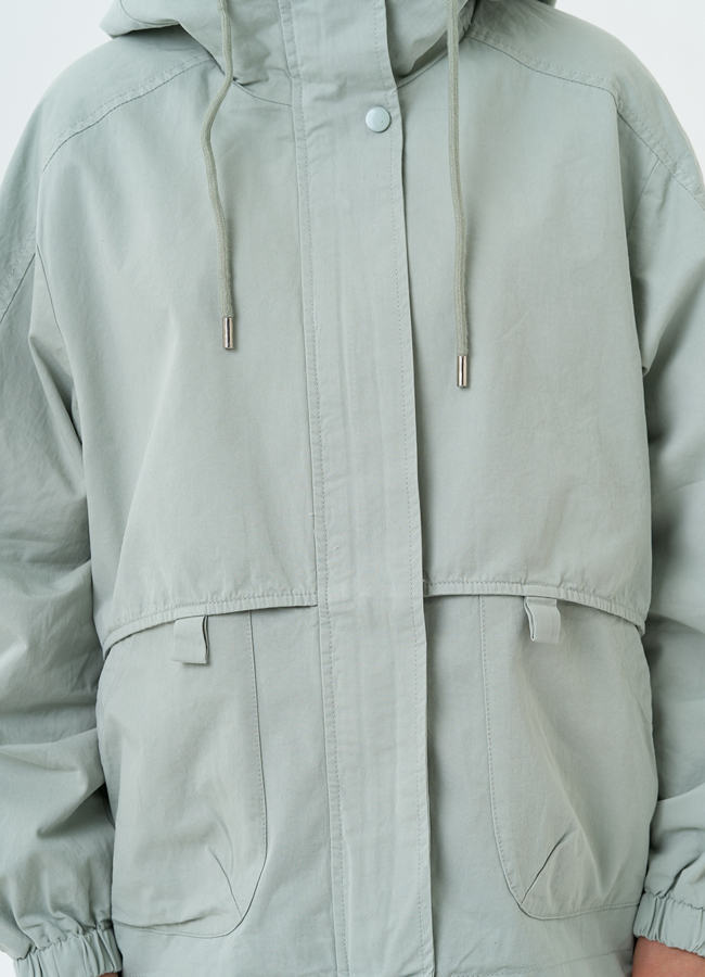 Женская ветровка с капюшоном модель № 33119 универмаг малина