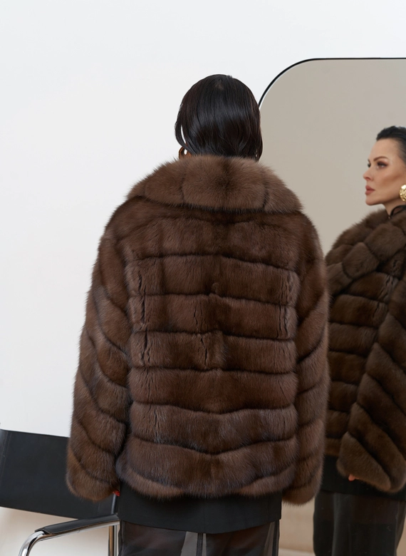 Шуба из баргузинского соболя