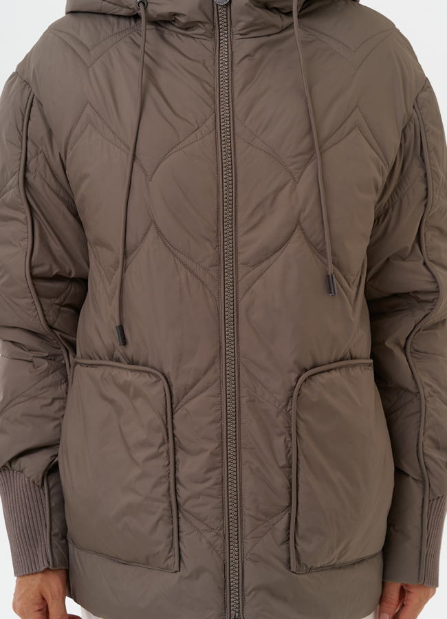 Женская куртка с капюшоном модель № 31288 в кредит