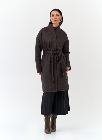 Женская удлиненная куртка кимоно