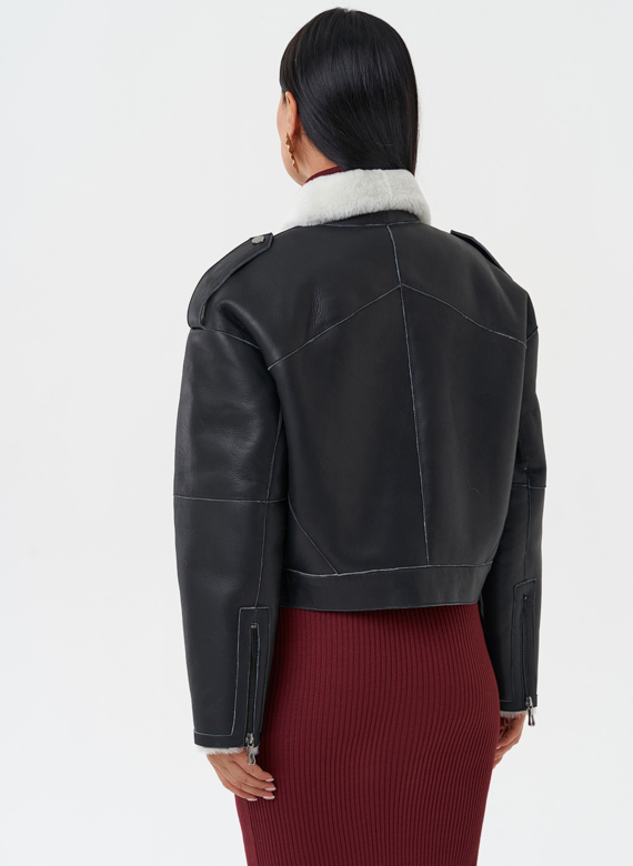 Дубленка из натуральной кожи