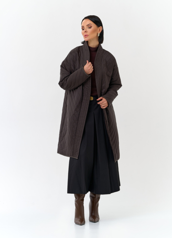 Женская удлиненная куртка кимоно