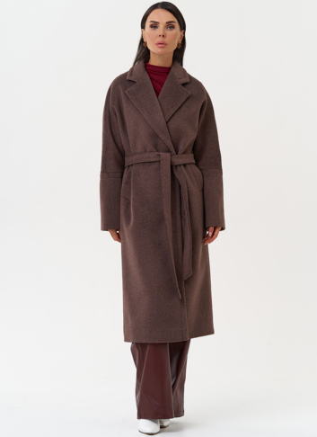 Женское пальто с английским воротником