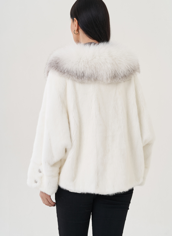 Короткая шуба из норки