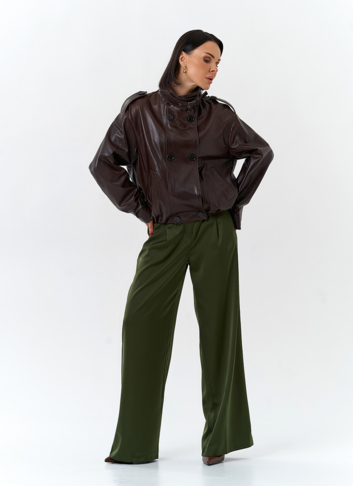 Женская куртка из натуральной кожи