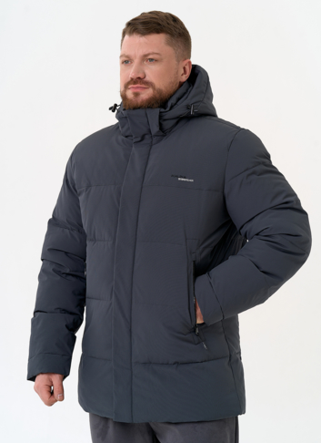 Мужской пуховик с капюшоном 