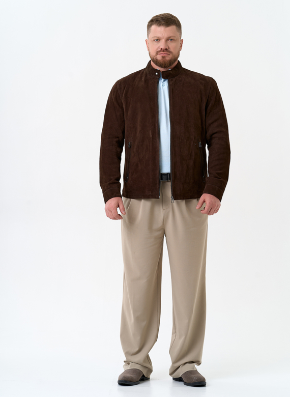 Мужская куртка из натуральной замши