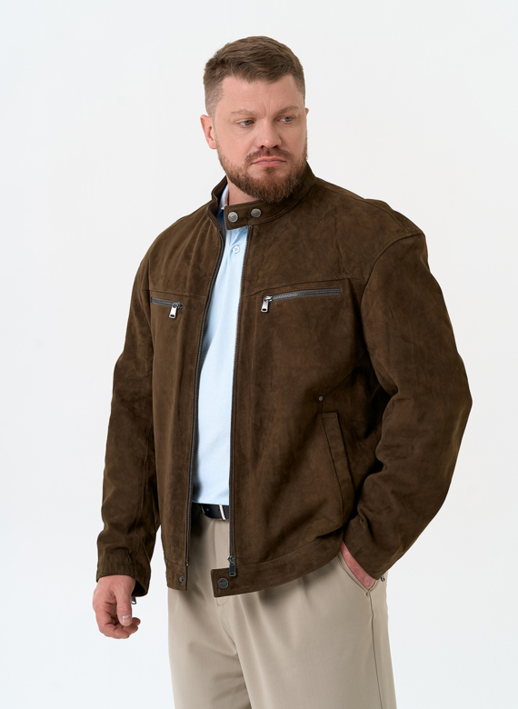 Мужская куртка из натуральной замши