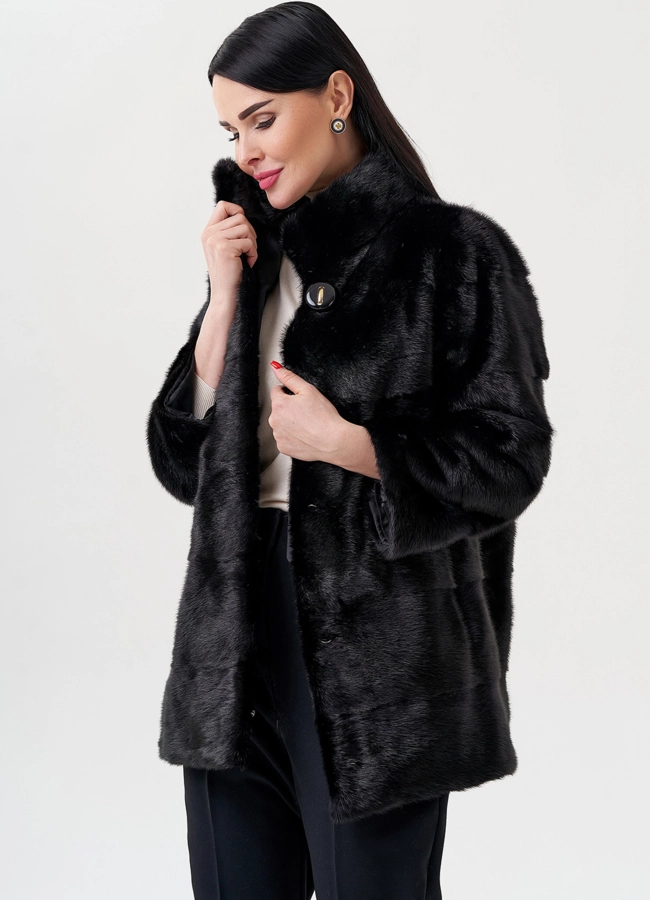 Норковая шуба модель № 24729 универмаг малина