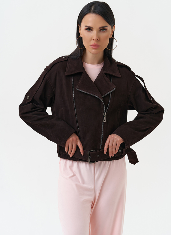 Женская куртка из натуральной замши