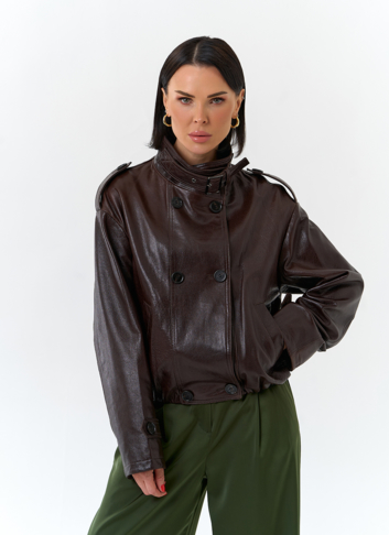 Женская куртка из натуральной кожи