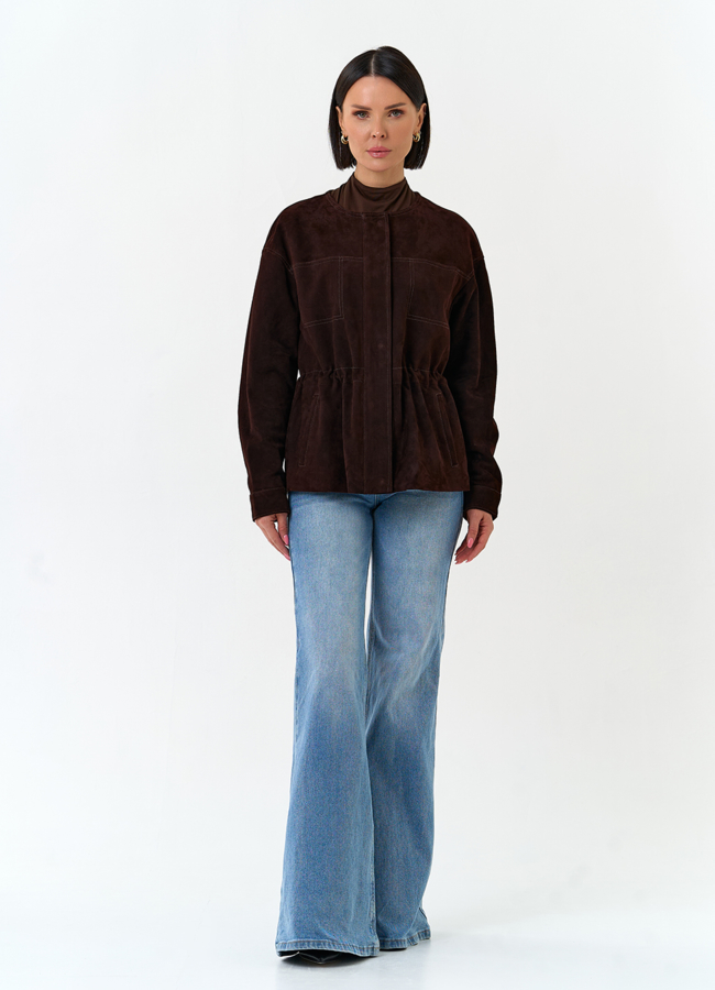 Жакет из натуральной замши модель № 33139 в кредит