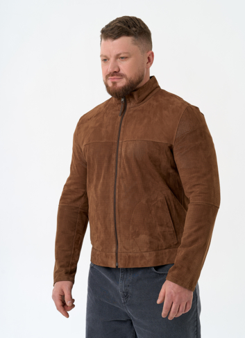 Мужская двухсторонняя куртка из натуральной замши